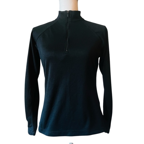 MARMOT WOMEN’S BLACK QUARTER ZIP PULLOVER SIZE MEDIUM - Picture 1 of 9
